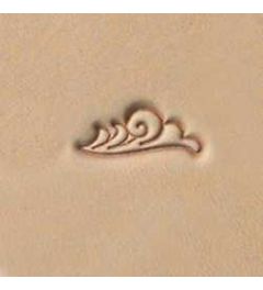 Tandy Leather Leerstempel | Rechterrand | 17 x 3 mm