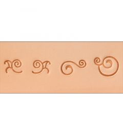 Tandy Leather Leerstempelset | Krul | 4stuks