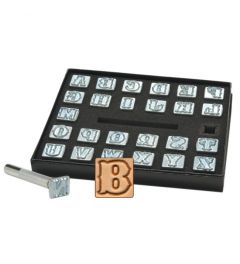 Tandy Leather Leerstempeset | Alfabet | 19 mm