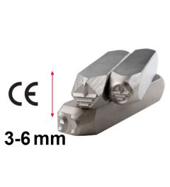 Slagstempel 58-61 HRC | CE-markering | 3↔6 mm