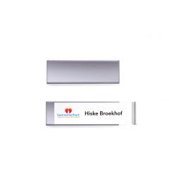 Deurbord | Zilver | 20x6cm