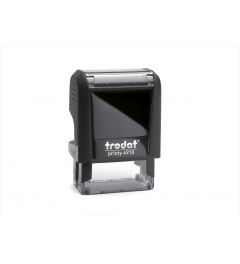 Trodat Printy 4910 stempel - aanbevolen voor tot 2 tekstregels - ook geschikt voor logo's (deze zonder meerprijs)