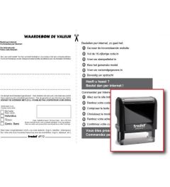 Trodat Printy 4912 met waardebon