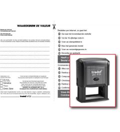 Trodat Printy 4928 met waardebon