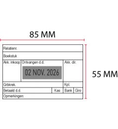 Stempelplaatje Trodat 54110