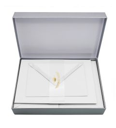 Crown Mill | Silver Line | Doosje met 25 vellen en 25 enveloppen | vergé | A5 