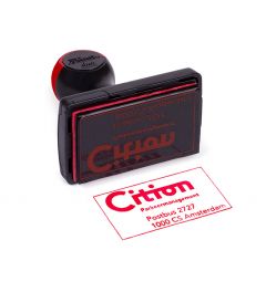 Shiny Duo 3055 | 53x28mm kunststof stempel