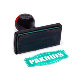 Shiny Duo 3580 | 78x33mm kunststof stempel