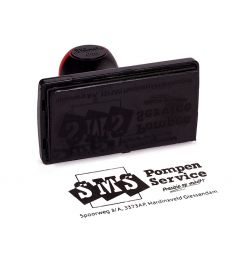 Shiny Duo 4590 | 88x43mm kunststof stempel