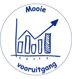 Schoolstempel Mooie vooruitgang