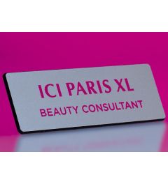 Posta Badge 4, zilverkleurige plaatbadge