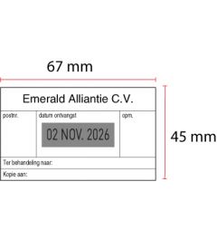 Stempelplaatje Trodat 4480