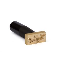 Messing stempel, 70x30 mm