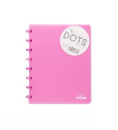 Atoma | Notebook Systeem | Dots | A5 | roze