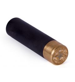 Leerstempel, rond 30mm, messing