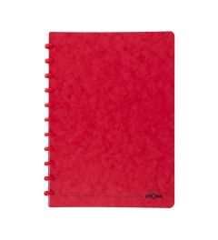 Atoma | Notebook Systeem | Traditional Colors Cardboard | A4 | rood