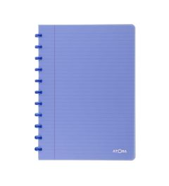 Atoma | Notebook Systeem | Robust transparant | A4 | blauw