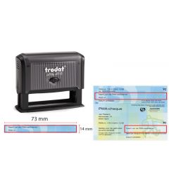 Trodat Printy 4918 stempel met afdrukvoorbeeld